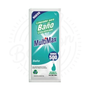 MULTIMAX LIMPIADOR PARA BAÑO CONCENTRADO RINDE 500ML X36U